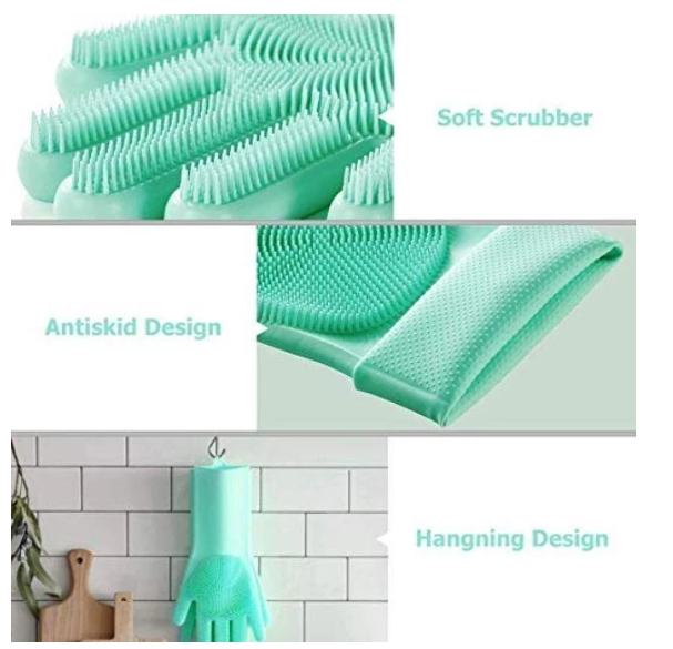 Silicone Dish Washing Gloves (Multi-purpose)