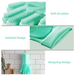 Silicone Dish Washing Gloves (Multi-purpose)