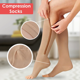 Zipper Leg Compression Socks