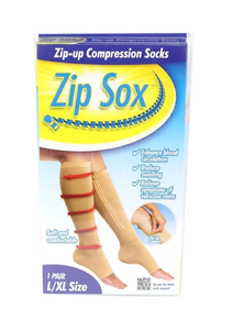 Zipper Leg Compression Socks