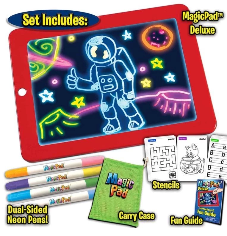 Fluorescent luminous Kid's Magic board
